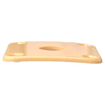 WD Music Square Curved Input Jack Plate, Cream