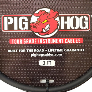 Pig Hog 3ft High Performance Instrument Cable