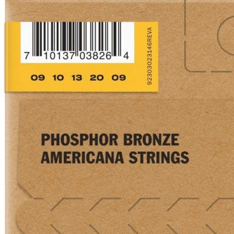 Dunlop DJP0920 Phosphor Bronze Light Banjo Strings, .009-.020