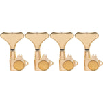 4-in-line Right Hand Bass Tuning Pegs, Gold